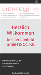 Mobile Screenshot of lierfeld.net