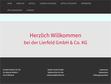 Tablet Screenshot of lierfeld.net